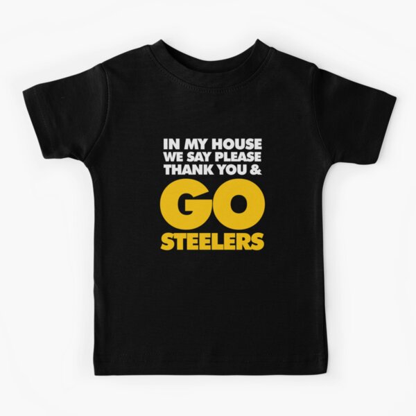 shirtsbynany Grandpa Says I Am A Steelers Fan Kids' Shirts