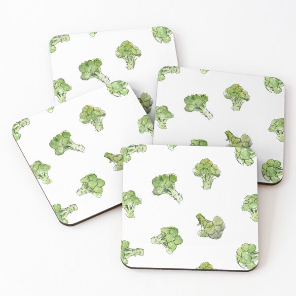 Item preview, Broccoli - Scattered - Open designed and sold by crumpsticks.