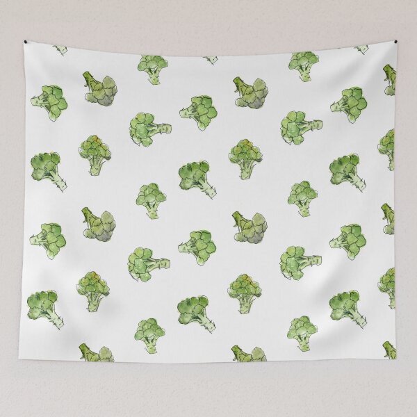 Item preview, Broccoli - Scattered - Open designed and sold by crumpsticks.