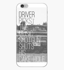 Driver picks the music... iPhone Case