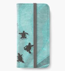 Loggerhead Sea Turtle Hatchlings iPhone Wallet/Case/Skin