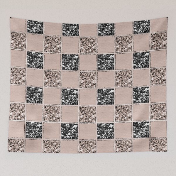 Item preview, Blush Check Glam #1 (Photo of Glitter Only - Not Reflective) designed and sold by Anita's & Bella's Art.