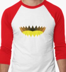 Mouth Tee Yellow Men's Baseball ¾ T-Shirt