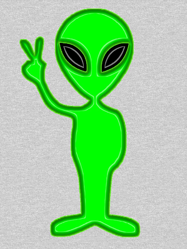 ALIEN. UFO, CARTOON, little green men. by TOMSREDBUBBLE