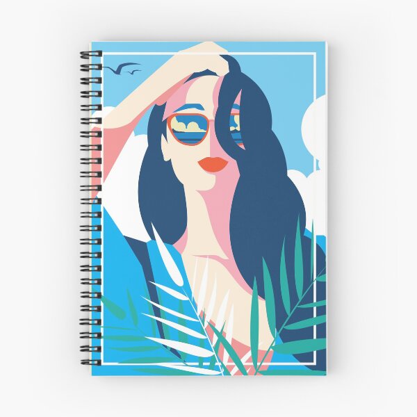 Item preview, A Sleeper`s Dream Brunette Lady Spring And Summer Art Deco Retro designed and sold by 108dragons.