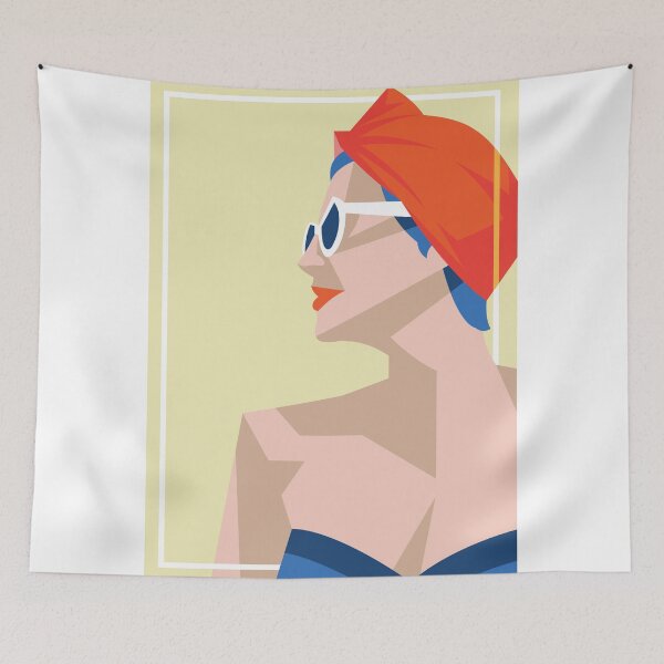 Item preview, A Sleeper`s Dream Woman Of Spring And Summer Art Deco Retro designed and sold by 108dragons.