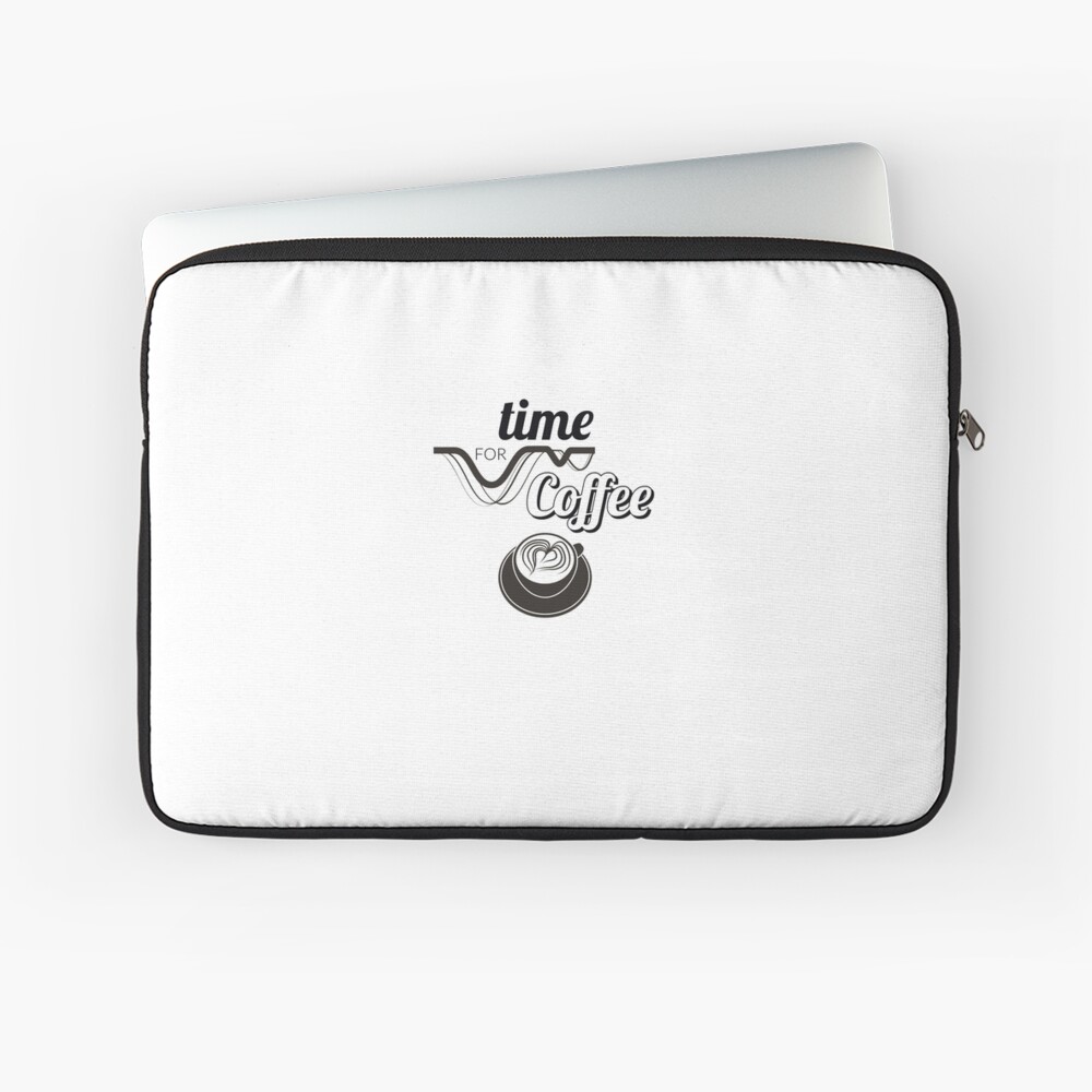 Morning Coffee Time Unisex T-shirt Laptop Sleeve