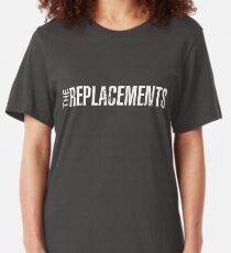 The Replacements - White Slim Fit T-Shirt