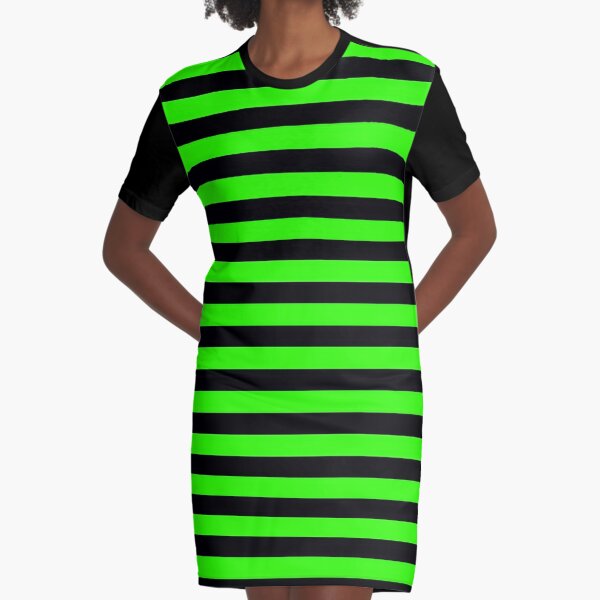 Lime green and black clearance dress