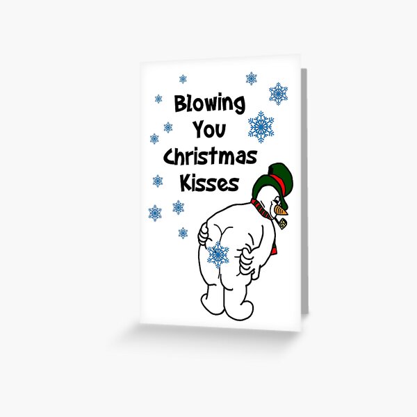 Funny Rude Offensive Naughty List STI's Personalised Christmas Card 