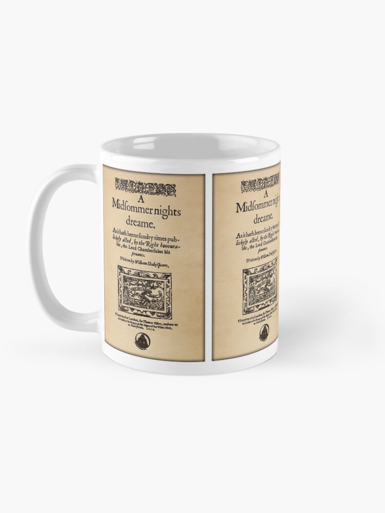 Alternate view of Shakespeare's A Midsummer Night's Dream Front Piece Coffee Mug