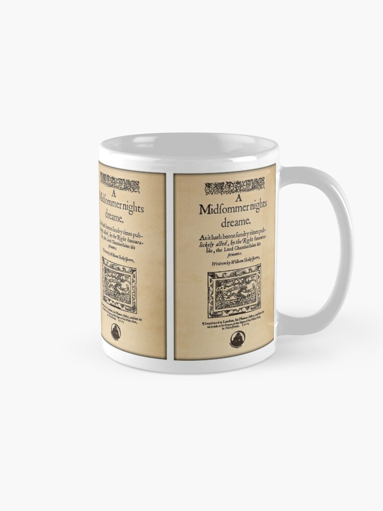 Alternate view of Shakespeare's A Midsummer Night's Dream Front Piece Coffee Mug