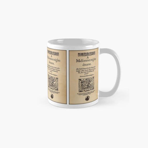 Shakespeare's A Midsummer Night's Dream Front Piece Classic Mug