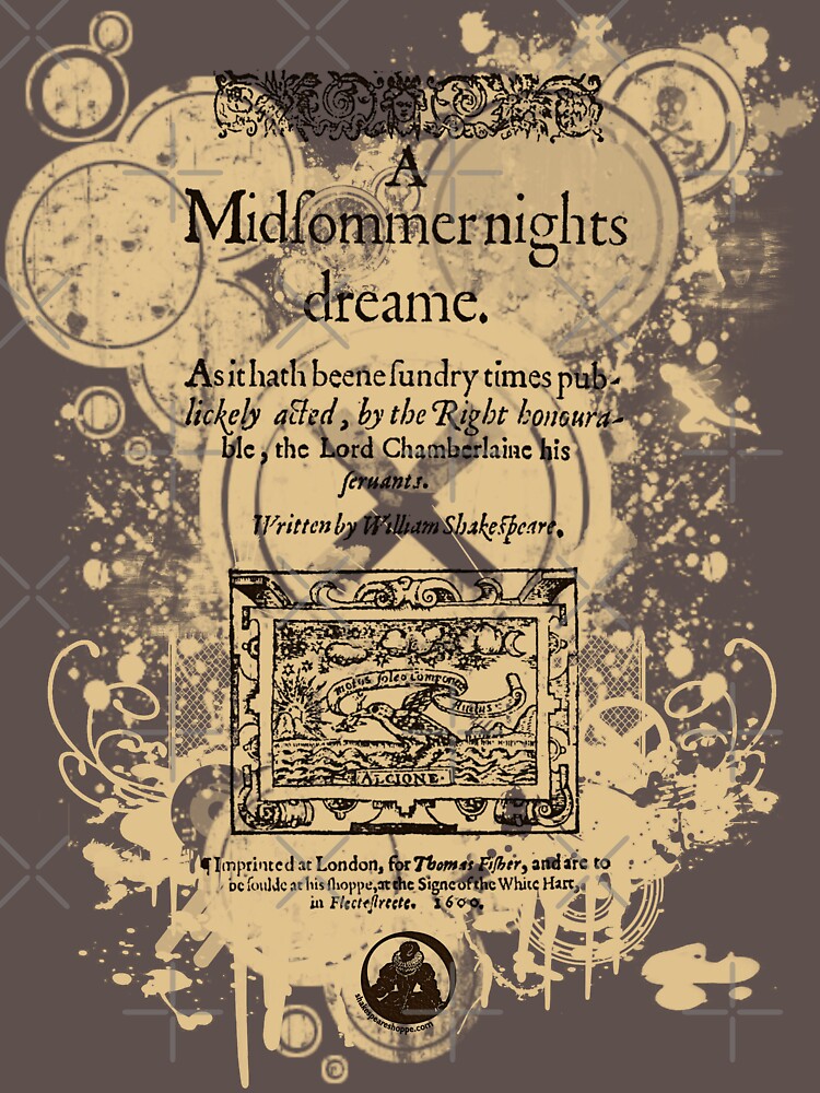 Shakespeare's A Midsummer Night's Dream Front Piece by incognitagal