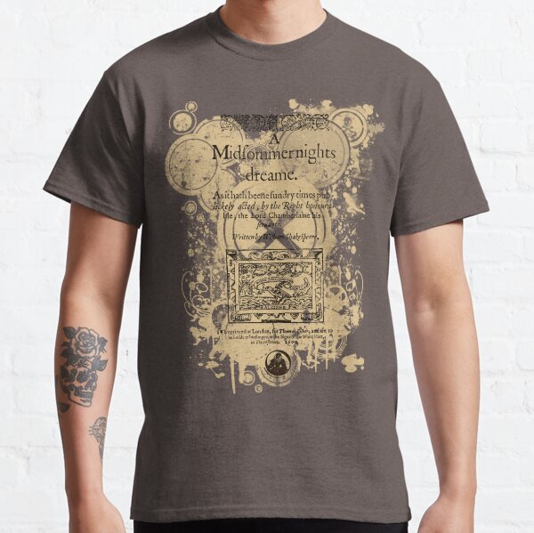 Shakespeare's A Midsummer Night's Dream Front Piece Classic T-Shirt