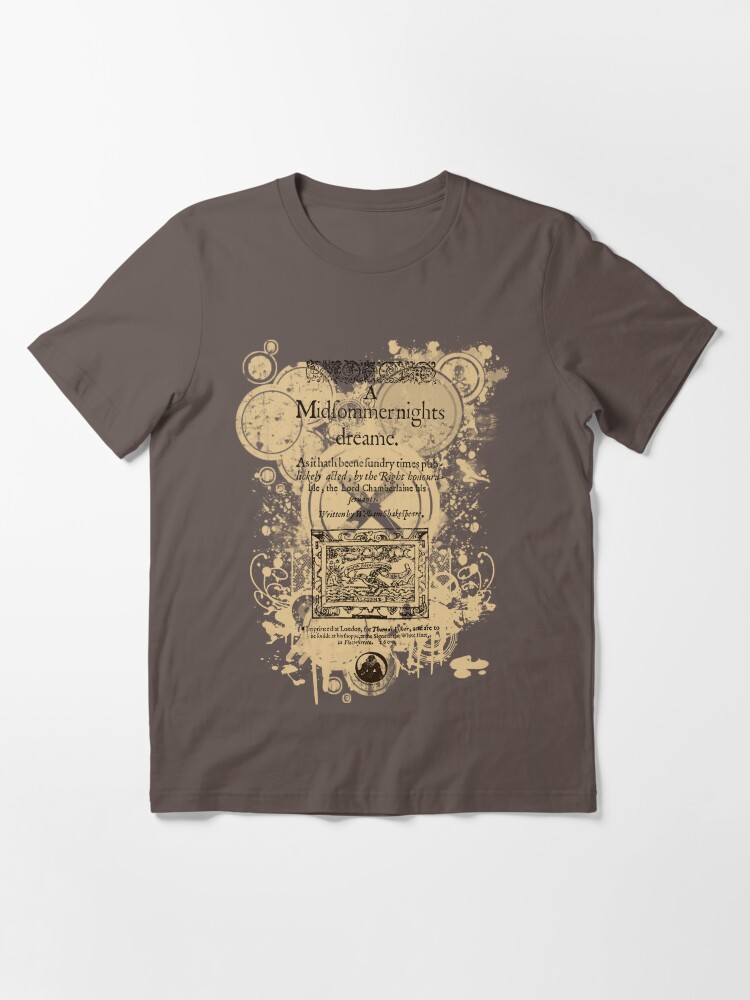 Alternate view of Shakespeare's A Midsummer Night's Dream Front Piece Essential T-Shirt