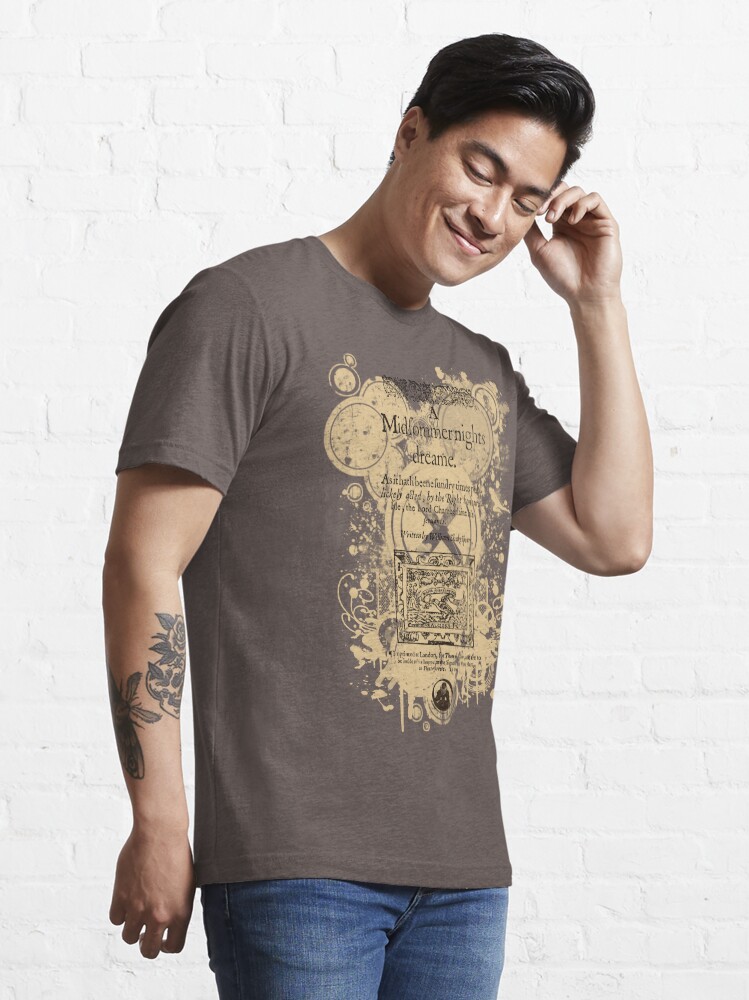 Thumbnail 3 of 7, Essential T-Shirt, Shakespeare's A Midsummer Night's Dream Front Piece designed and sold by Styled Vintage.