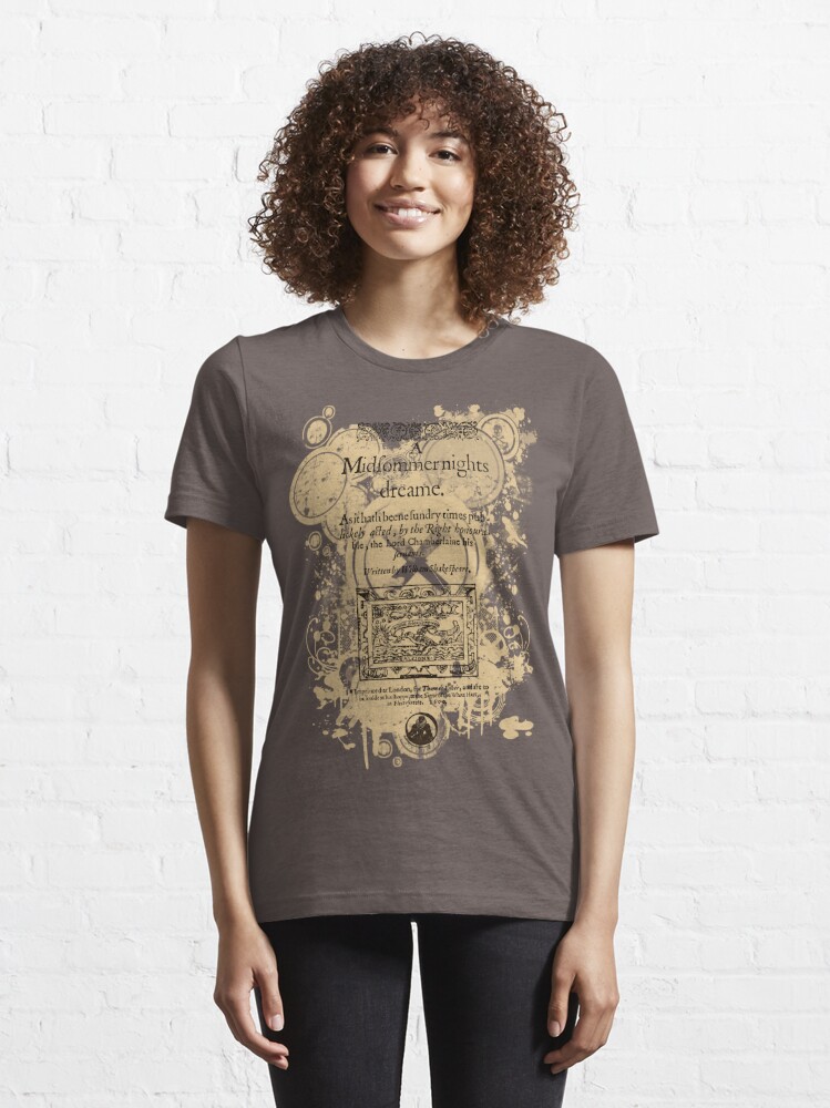 Alternate view of Shakespeare's A Midsummer Night's Dream Front Piece Essential T-Shirt