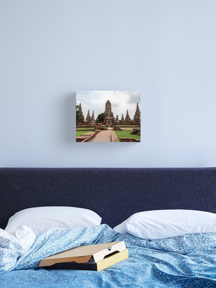 Thumbnail 2 of 3, Canvas Print, Wat Chaiwatthanaram designed and sold by darren-j-mcleod.
