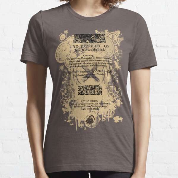 Shakespeare Richard III Quarto Front Piece Essential T-Shirt