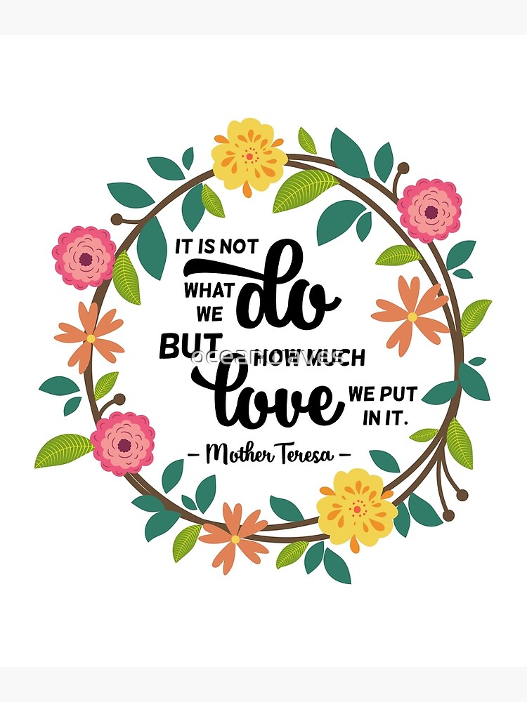 St teresa of calcutta quotes