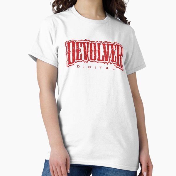 Aperçu de l'œuvre Devolver Digital vintage rouge créée et vendue par FbsArts.