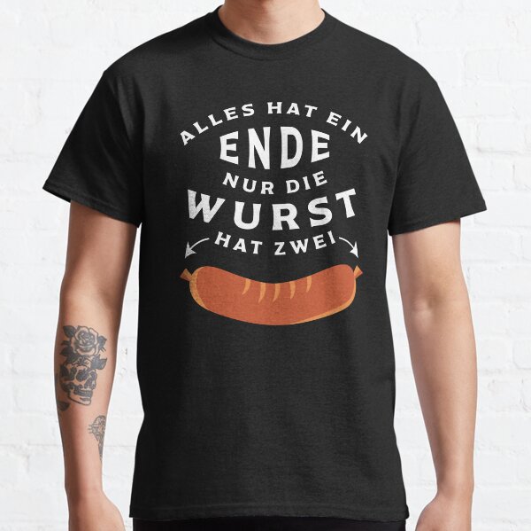 Funny German Wurst Sausage Classic T-Shirt