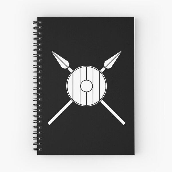 Item preview, Crossed Spears and Shield designed and sold by Talion Design.