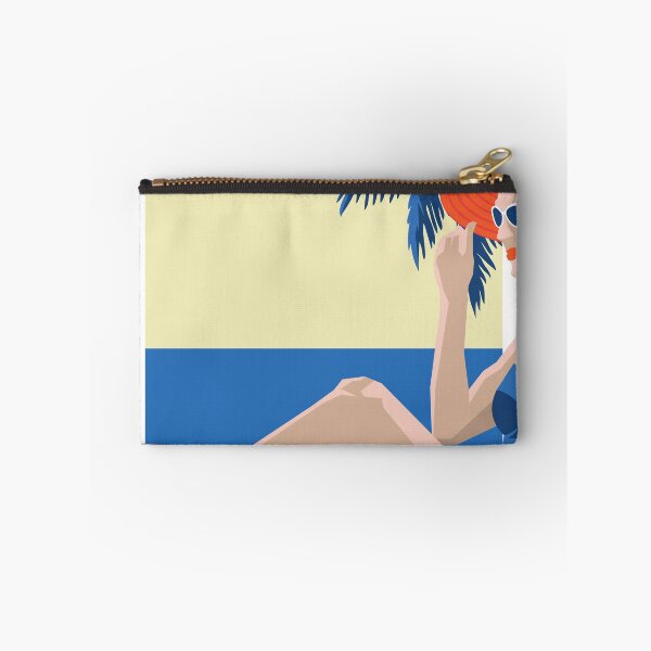 Item preview, A Sleeper`s Dream Lady On A Summer Beach Art Deco Retro designed and sold by 108dragons.