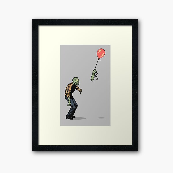 zombie Framed Art Print