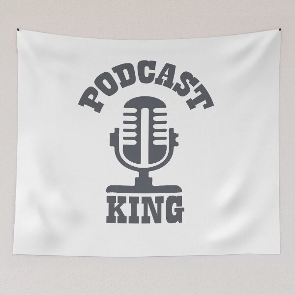 Item preview, Podcast King designed and sold by Monkey's Shop.