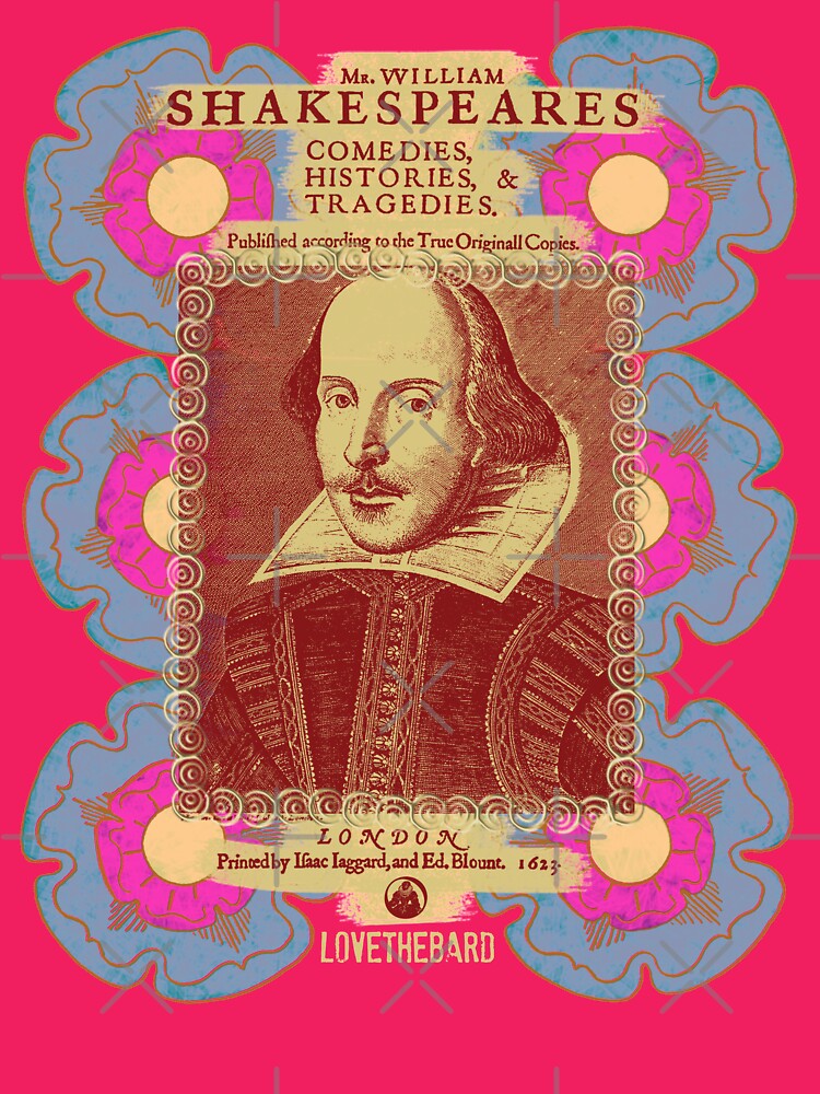 Thumbnail 3 of 3, Fitted T-Shirt, Shakespeare Tudor Flower Power designed and sold by Styled Vintage.