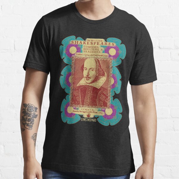 Shakespeare Tudor Flower Power Essential T-Shirt