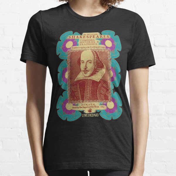 Shakespeare Tudor Flower Power Essential T-Shirt