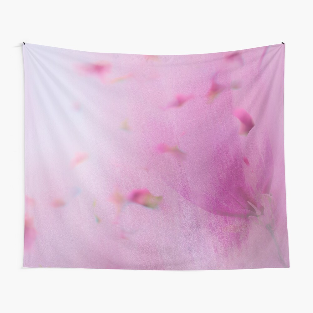 Watercolor Magnolia Wall Tapestry