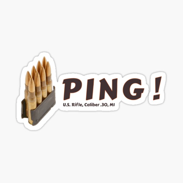 Vista previa del artículo con la obra «M1 Garand - Ping!», diseñado y vendido por CabooseNomerson.