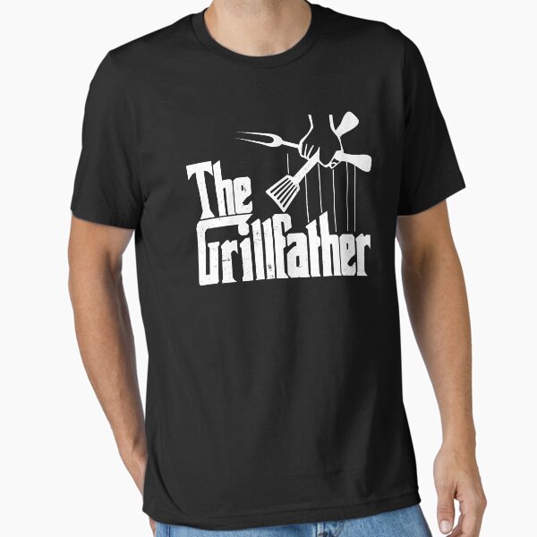 Aperçu de l'œuvre Le T-shirt de barbecue du père BBQ du père rigolo créée et vendue par Merch Madness.