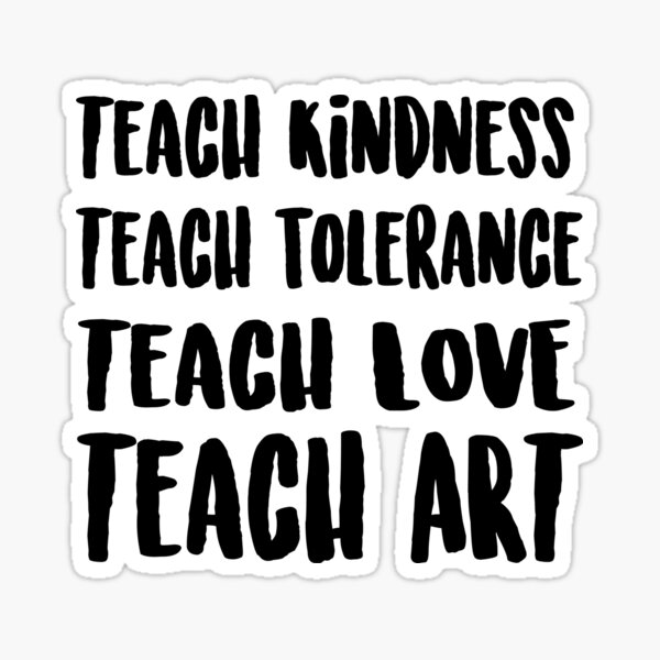 Teach Art Sticker