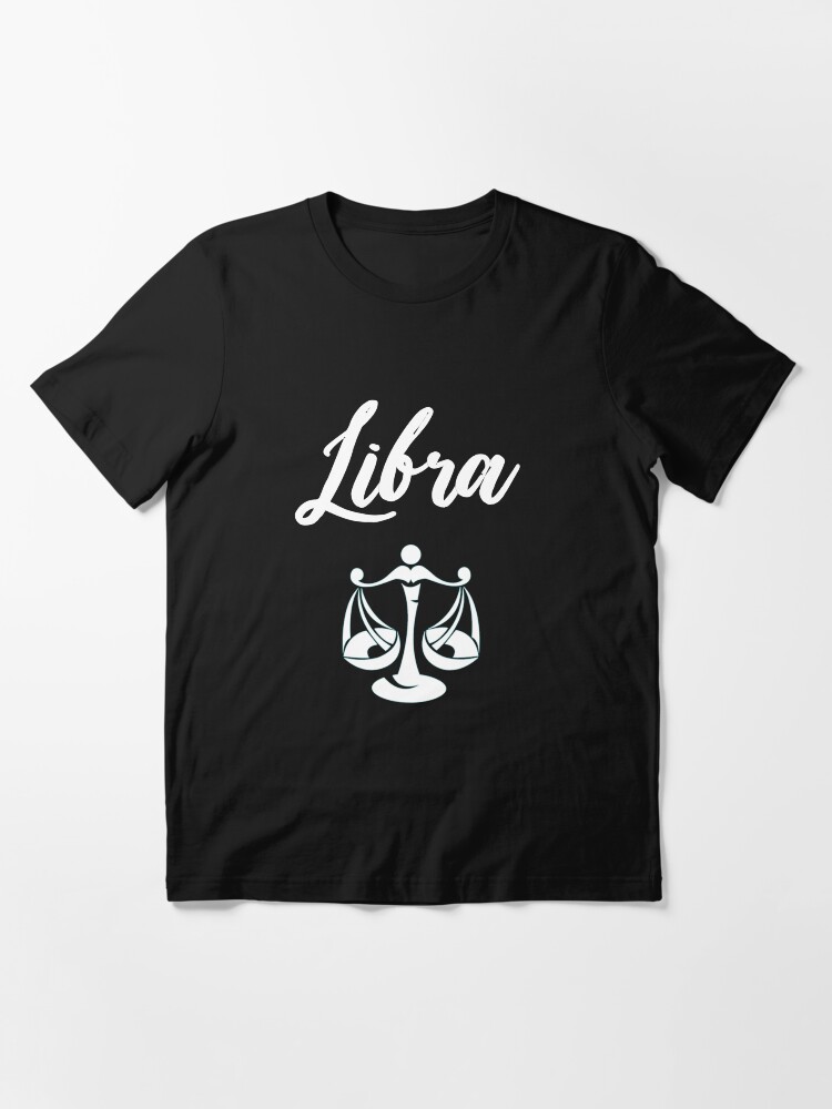 Alternate view of Zodiac Sign Libra Essential T-Shirt