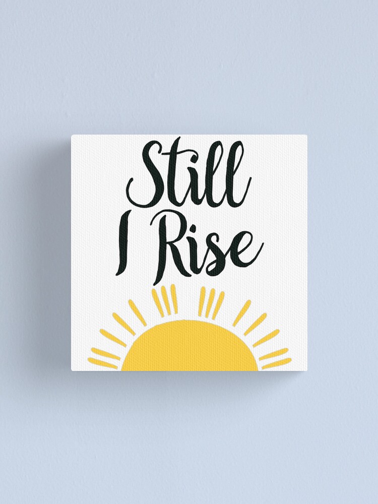 Alternate view of Still I Rise Canvas Print