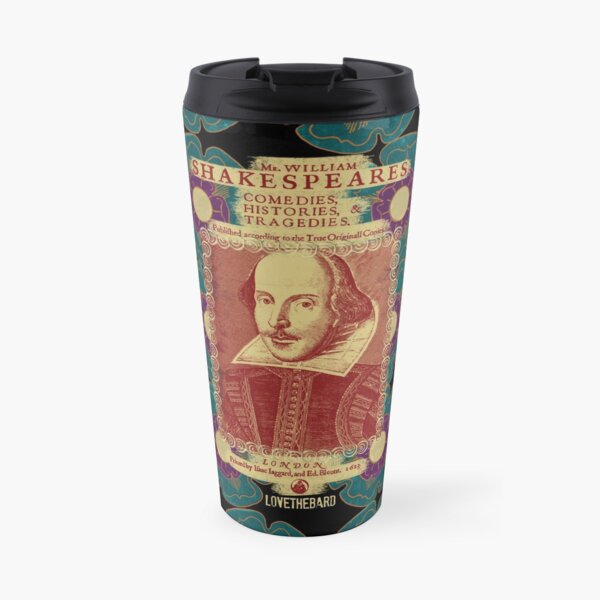 Shakespeare Tudor Flower Power Travel Mug