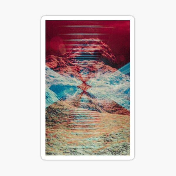 Red Planet Sticker