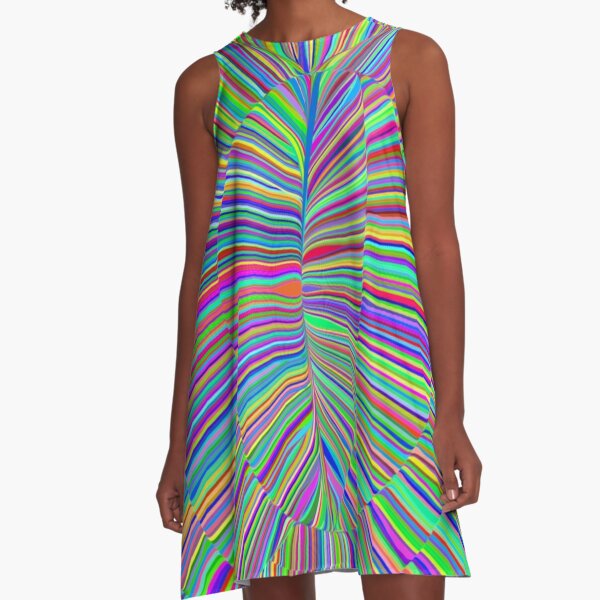 #Psychedelia #Psychedelic #Visual #Art A-Line Dress