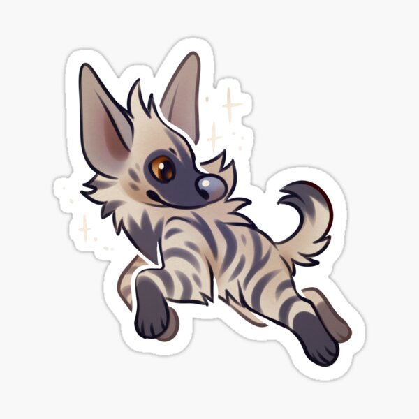 striped hyena plush