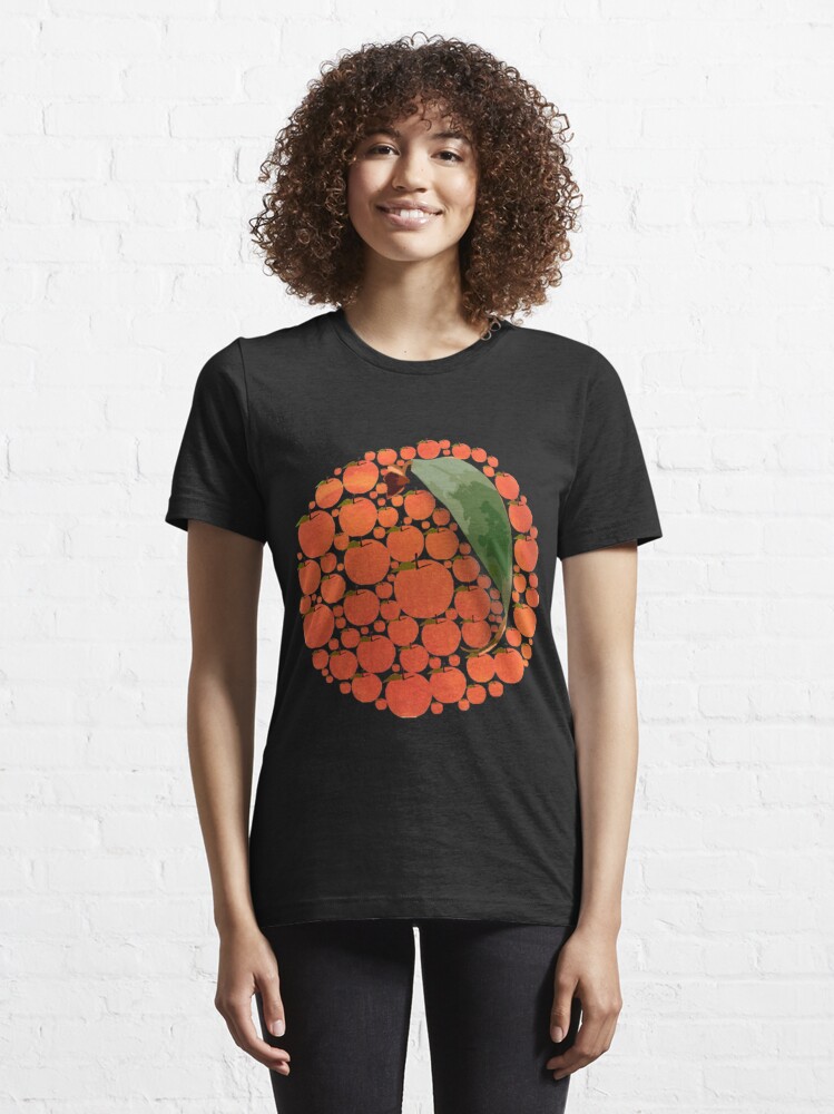 peach t shirt design