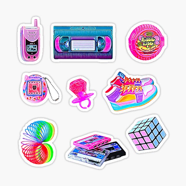 90's Nostalgia Sticker Pack Vol 1 – Christina Jean Designs