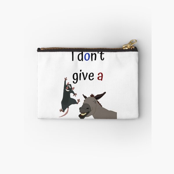 Item preview, I Don't Give a Rats Ass Donkey Comical designed and sold by MagicSD Designs.