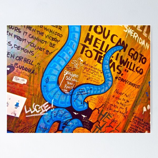 Art is Everywhere Bathroom #2 Poster