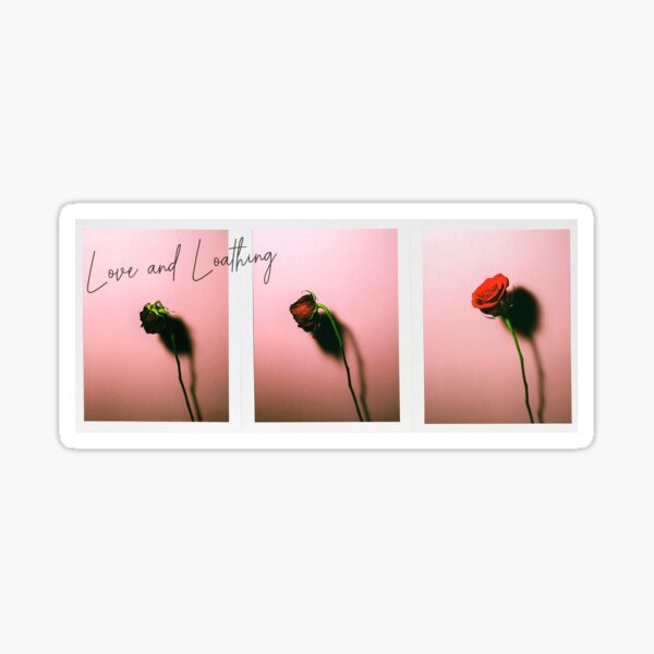 WITH CONFIDENCE - Love and Loathing Sticker