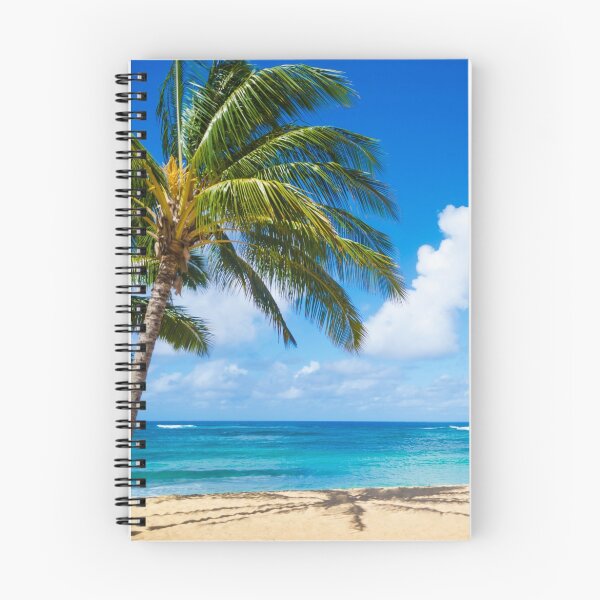Item preview, Coconut Palm tree on the beach in Hawaii, Kauai designed and sold by ellensmile.